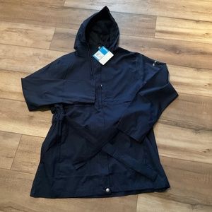 NWT Navy Columbia belted jacket XL